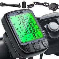 Cyklistický počítač s vodotesným tachometrom LCD
