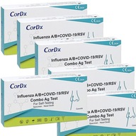 Kombinovaný test 4v1 CorDx COVID-19 na chrípku A B RSV