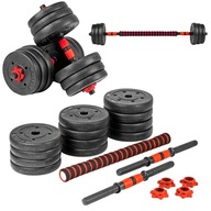 NASTAVITEĽNÉ BITUMINÁLNE DUMBS 2X10 KG SADA TYČOV ZAŤAŽENIE KONEKTORA 20 KG NASTAVITEĽNÉ BITUMINÁLNE DUMBS 2X10 KG SADA TYČOV ZAŤAŽENIE KONEKTORA 20 KG
