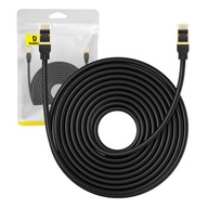 Sieťový kábel Baseus Ethernet RJ45 kat. 8, 40 Gb/s, 10 m (čierny) Sieťový kábel Baseus Ethernet RJ45 kat. 8, 40 Gb/s, 10 m (čierny)