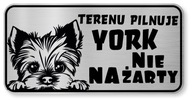 Pozor znamenie York Dog