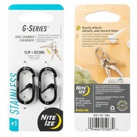 Nite Ize G-Series 1 Čierna karabínka 2 ks. Nite Ize G-Series 1 Čierna karabínka 2 ks.