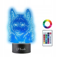 3D LED nočná lampa Wolf Head Wolf darček 3D LED nočná lampa Wolf Head Wolf darček