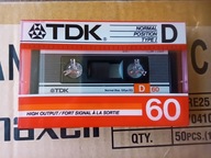 TDK D60 1986 NOVÝ 1 ks.