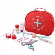 DREVENÝ SET PRE DETI MALÝ DOKTOR DOKTOR DREVENÝ SET PRE DETI MALÝ DOKTOR DOKTOR