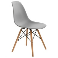 Simplet P016W basic šedá stolička