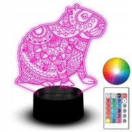 LED NOČNÁ LAMPA CAPYBARA ANIMAL 3D MEM TIK TOK LED NOČNÁ LAMPA CAPYBARA ANIMAL 3D MEM TIK TOK