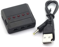 USB nabíjačka batérií Hubsan H107D Syma X5C 5 v 1