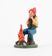 Pastier pri ohni pre figúrky vysoké 10 cm - FONTANINI TRADIČNÉ FARBY Pastier pri ohni pre figúrky vysoké 10 cm - FONTANINI TRADIČNÉ FARBY