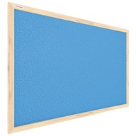 Korková doska, pastelovo modrý korok, 60x40cm