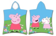 PEPPA PIG PONCHO PLÁŽOVÝ OTERÁK S KAPUCOU PEPPA PIG PONCHO PLÁŽOVÝ OTERÁK S KAPUCOU
