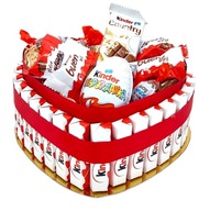 Valentínsky darček pre priateľku Kinder XXL Sweets Cake