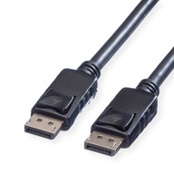 Kábel DisplayPort DP-DP TPE M/M 4K čierny 2m