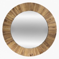 Okrúhle ZRKADLO drevený rám 83 cm Rustik Okrúhle ZRKADLO drevený rám 83 cm Rustik