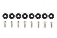 Ozdobné skrutky M6x1,0 15mm D1 Čierna Ozdobné skrutky M6x1,0 15mm D1 Čierna