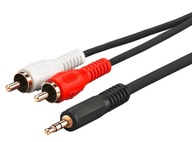 Kábel zvukového adaptéra MicroConnect; 3,5 mm minijack Kábel zvukového adaptéra MicroConnect; 3,5 mm minijack
