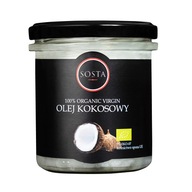 Bio BIO kokosový olej 320 ml SOSTA Bio panenský za studena lisovaný Bio BIO kokosový olej 320 ml SOSTA Bio panenský za studena lisovaný