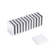 Strople Neodym Magne Mpł 15x15x2 N38 Sada 10 kusov Strople Neodym Magne Mpł 15x15x2 N38 Sada 10 kusov