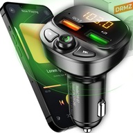 BLUETOOTH AUTO VYSIELAČ FM MP3 RÝCHLA NABÍJAČKA QC 3.0 2 x USB BLUETOOTH AUTO VYSIELAČ FM MP3 RÝCHLA NABÍJAČKA QC 3.0 2 x USB