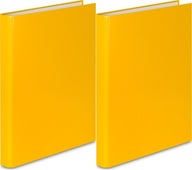VIAZAČ ÚZKY A4 25mm 2 KRÚŽKY VauPe žltý x2