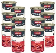 ANIMONDA GranCarno Junior s morkou Mokré krmivo pre psov, plechovka 12x400g ANIMONDA GranCarno Junior s morkou Mokré krmivo pre psov, plechovka 12x400g