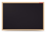 Kriedová tabuľa, čierny drevený rám, 60x40 cm