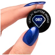 SEMILAC 087 Glitter Indigo UV Hybrid Lak 7ml SEMILAC 087 Glitter Indigo UV Hybrid Lak 7ml