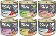 Oasy Grain Free mokré krmivo pre psov MIX OF FLAVOURS - bez obilnín - barf - 6 x 200 g Oasy Grain Free mokré krmivo pre psov MIX OF FLAVOURS - bez obilnín - barf - 6 x 200 g
