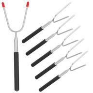 6x TYČ TELESKOPICKÁ TYČ VIDLA NOHA VIDLA GRILL CAMPFIRE TYČ 6x TYČ TELESKOPICKÁ TYČ VIDLA NOHA VIDLA GRILL CAMPFIRE TYČ