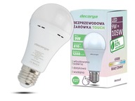 E27 9W LED žiarovka, núdzová, napájanie bez el E27 9W LED žiarovka, núdzová, napájanie bez el