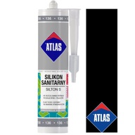 ATLAS SILIKON SILTON SANITÁRNY ČIERNY 204 280ml ATLAS SILIKON SILTON SANITÁRNY ČIERNY 204 280ml
