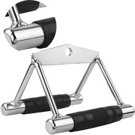 DVOJITÁ TROJUHOLNÍKOVÁ RÚČKA NA ŤAH ATLAS, OCEL PRE TRICEPS CHRBTA KVALITA DVOJITÁ TROJUHOLNÍKOVÁ RÚČKA NA ŤAH ATLAS, OCEL PRE TRICEPS CHRBTA KVALITA