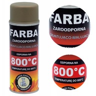 Žiaruvzdorná farba v spreji 400 ml Hansa HNEDÁ 800°C