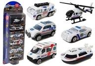 Súprava vozidiel Ambulancia Ambulancia Resoraki 1:64 6 Súprava vozidiel Ambulancia Ambulancia Resoraki 1:64 6