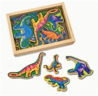 Melissa Doug Drevené MAGNETY Dinosaury Melissa Doug Drevené MAGNETY Dinosaury