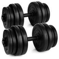 2 x Spokey BURDEN SET nastaviteľné činky 2 x 15kg 2 x Spokey BURDEN SET nastaviteľné činky 2 x 15kg
