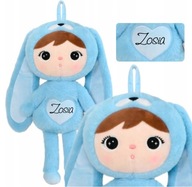 Zajačik Metoo Modrý 70cm S PERSONALIZÁCIOU Zajačik Metoo Modrý 70cm S PERSONALIZÁCIOU