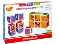 PUZZLE MAGNETICKÉ BLOKY FARMA SMILY PLAY