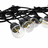 Girlanda z LED záhradných svietidiel Eko-light 10m čierna Girlanda z LED záhradných svietidiel Eko-light 10m čierna