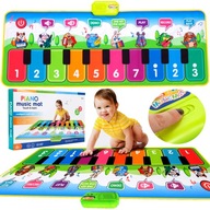 INTERAKTÍVNA HUDOBNÁ TANEČNÁ PODLOŽKA 130 cm PIANO PRE DETI INTERAKTÍVNA HUDOBNÁ TANEČNÁ PODLOŽKA 130 cm PIANO PRE DETI