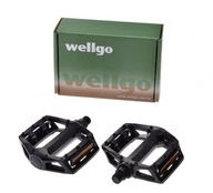 Pedál na bicykel Wellgo, hliníková platforma, 2 ks Pedál na bicykel Wellgo, hliníková platforma, 2 ks