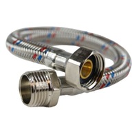 HADICA S OCELOVÝM Opletením DN13 / FI 13 GW 1/2''x GZ 1/2'' DĹŽKA 60CM HADICA S OCELOVÝM Opletením DN13 / FI 13 GW 1/2''x GZ 1/2'' DĹŽKA 60CM
