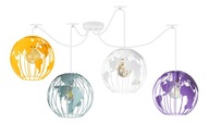 SPIDER LUSTRE ZÁSADNÉ LAMPA GLOBUS 4 MULTICOLOR môže byť LED od výrobcu SPIDER LUSTRE ZÁSADNÉ LAMPA GLOBUS 4 MULTICOLOR môže byť LED od výrobcu
