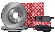 Disky FEBI Doštičky predné FORD FOCUS Mk2, MK3 278mm