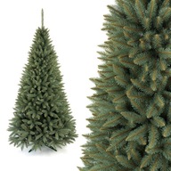 Umelý vianočný stromček, poľský smrek, strieborný, 220 cm