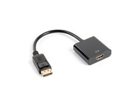 Displayport (M) -> HDMI (F) adaptér 10cm Lanberg