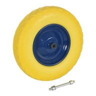 Koleso fúrika 4,8/4,0-9 PU 120KG + os Koleso fúrika 4,8/4,0-9 PU 120KG + os