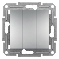 SPÍNAČ SCHNEIDER ASFORA 1-PÓL. TROJITÁ ALU B/R SPÍNAČ SCHNEIDER ASFORA 1-PÓL. TROJITÁ ALU B/R