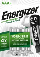 Energizer AAA HR03 1,2V 700mAh batéria 4 ks Energizer AAA HR03 1,2V 700mAh batéria 4 ks