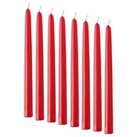 IKEA VINTERFINT sviečky dlhé sviečky 25cm 8ks ČERVENÉ IKEA VINTERFINT sviečky dlhé sviečky 25cm 8ks ČERVENÉ